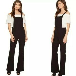Romeo & Juliet Couture Bell Bottom Black Jumpsuit Womens Size Medium